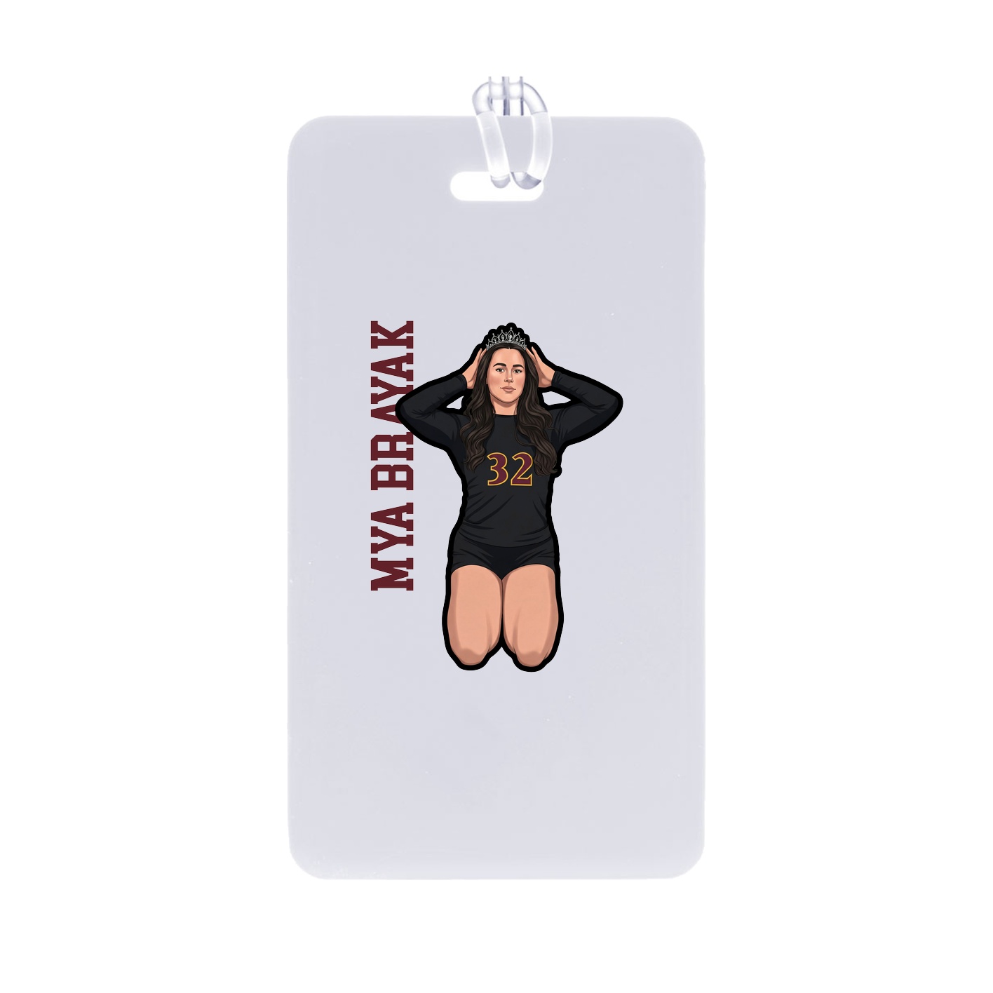 Bag Tag — Name Vertical in Classic