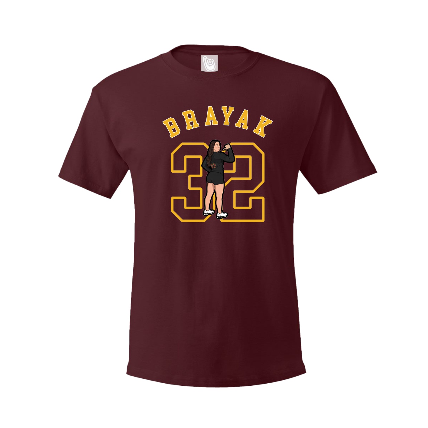 Youth Tee — Shirsey Arch in Maroon