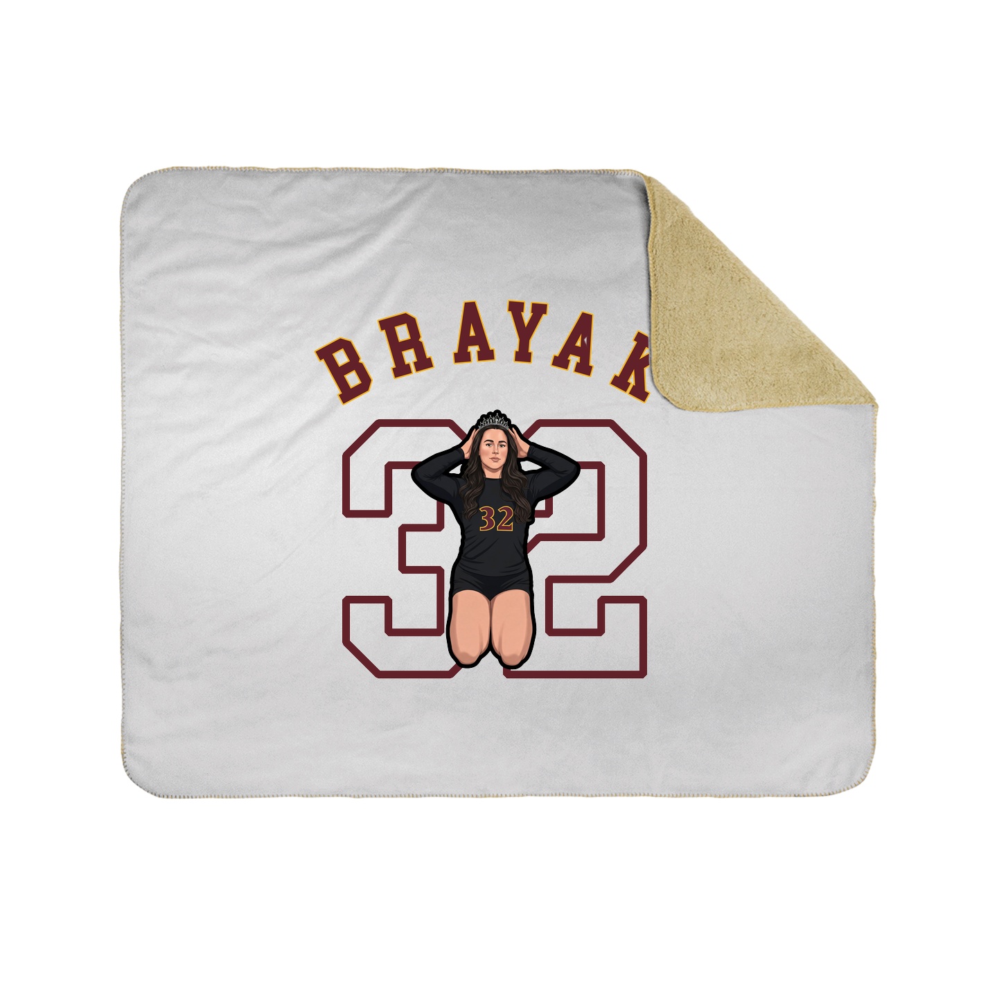 Throw Blanket — Shirsey Arch in White