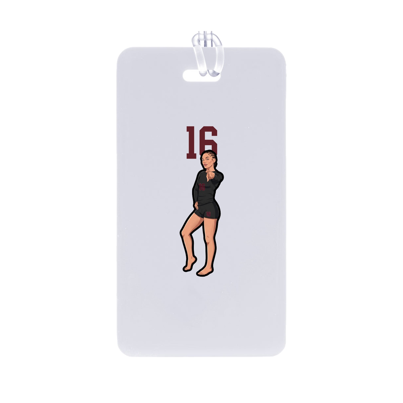 Bag Tag — Number Top in Classic