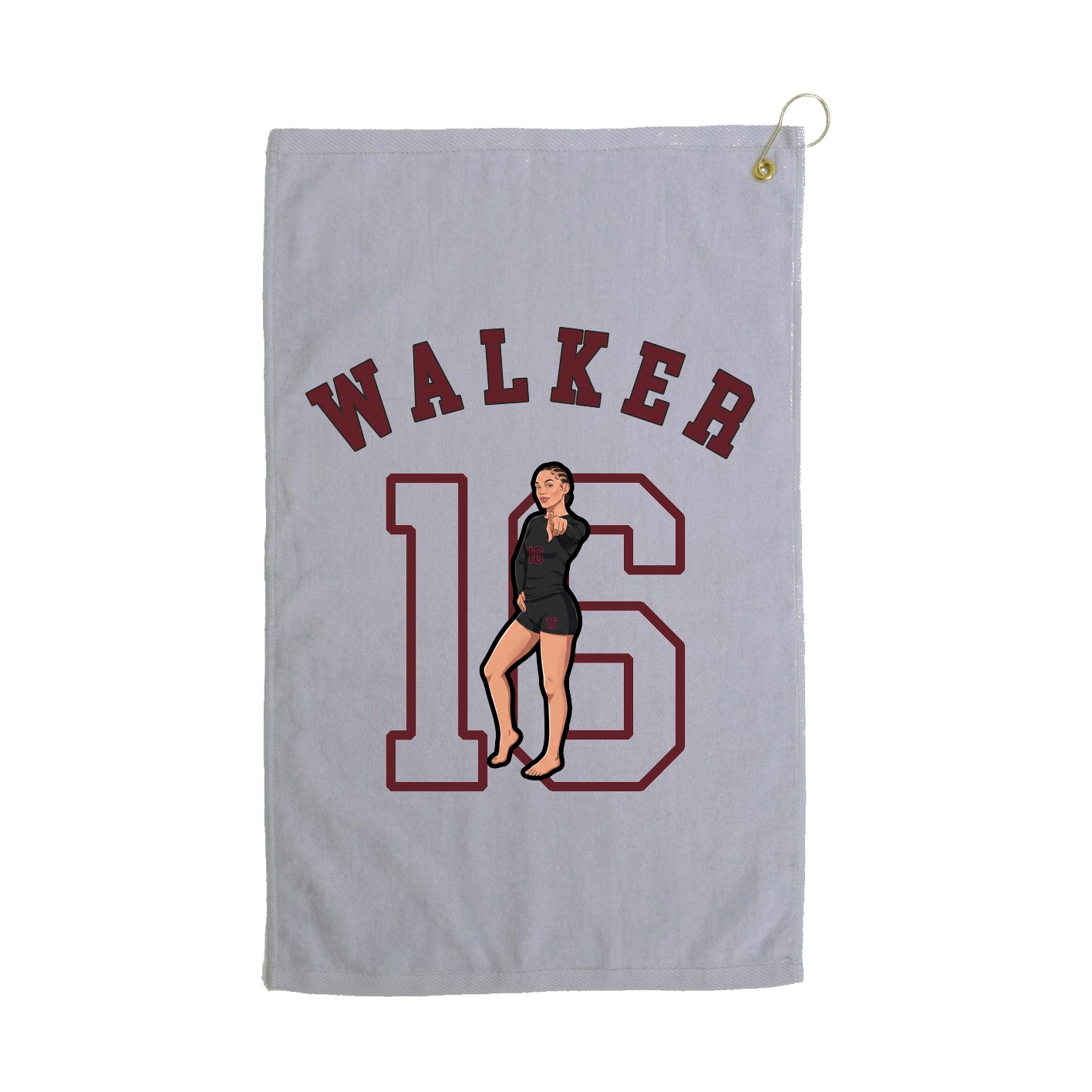 Golf Towel — Shirsey Arch in Grey
