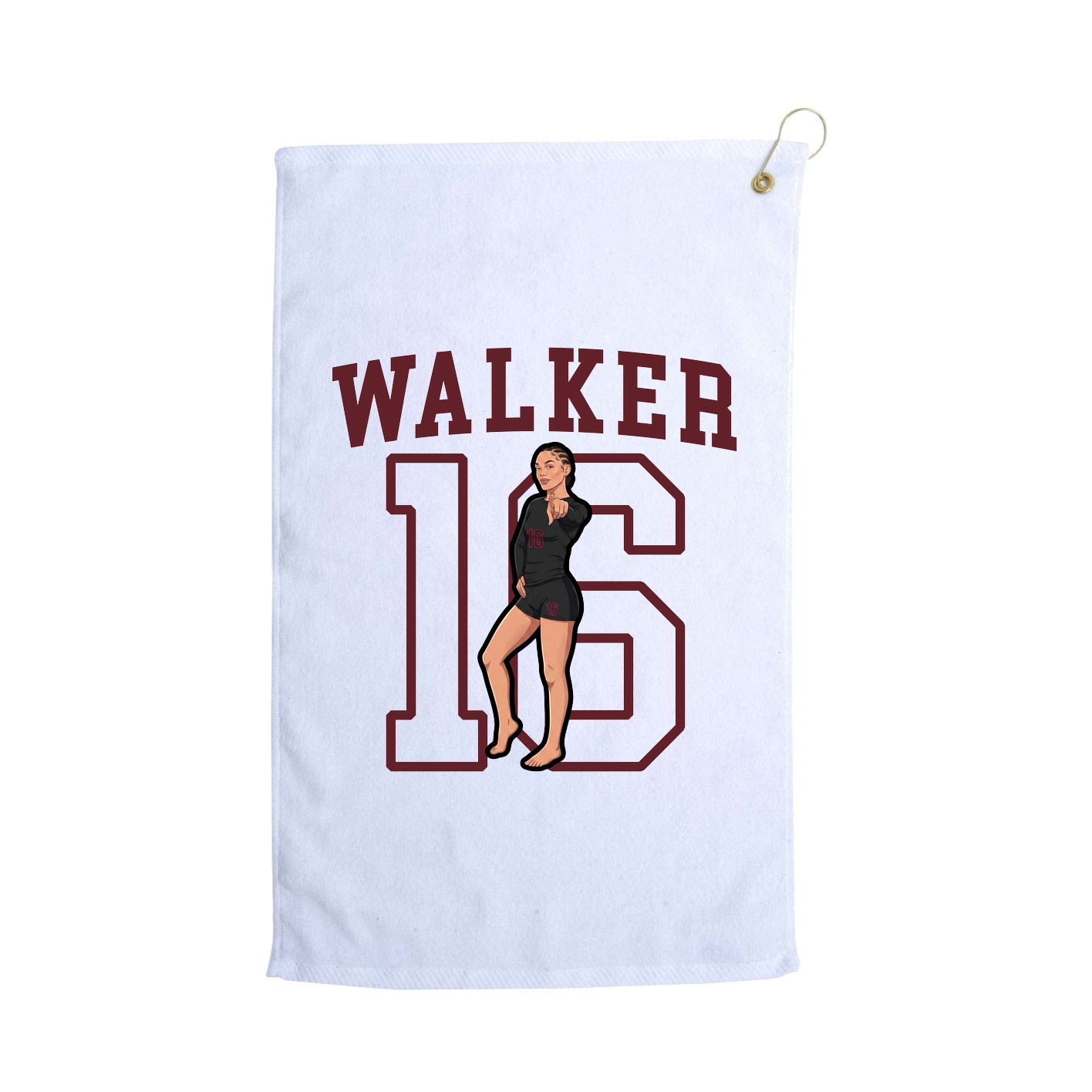 Golf Towel — Shirsey in White