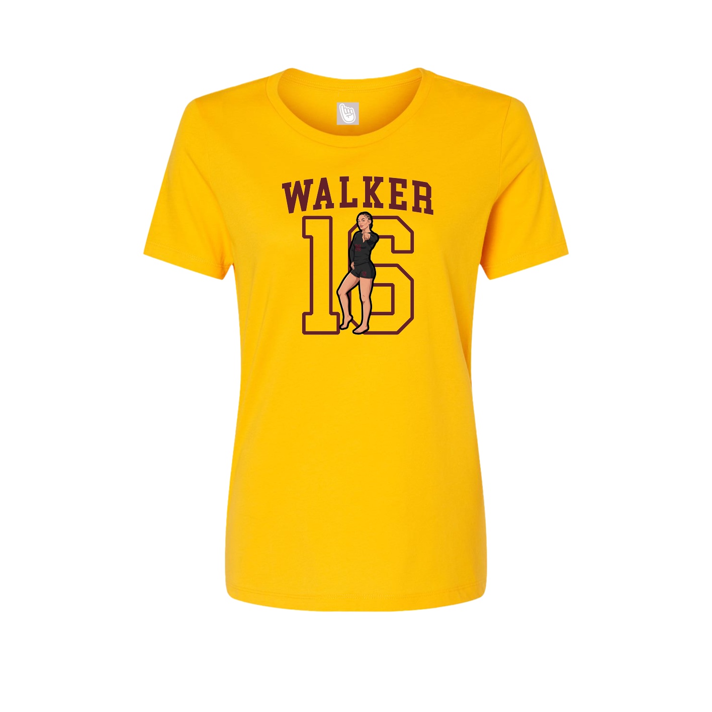 Womens Tee — Shirsey in Gold