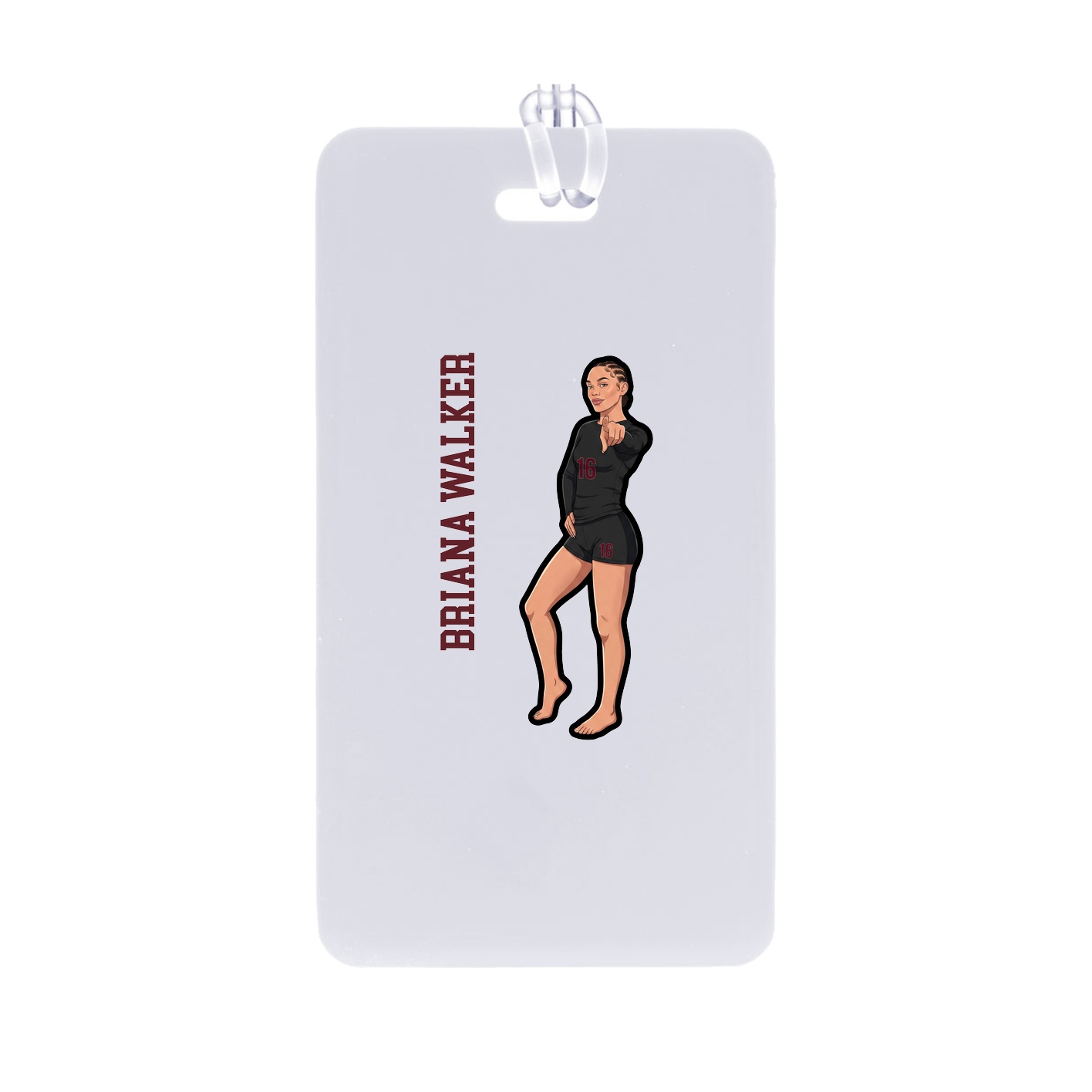 Bag Tag — Name Vertical in Classic