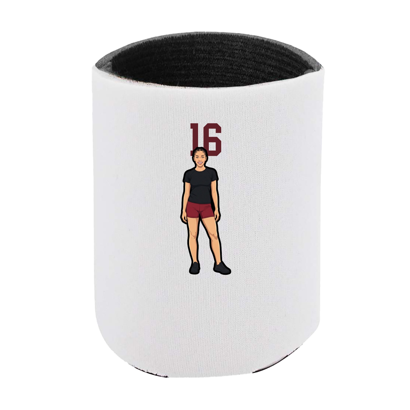 Can Holder — Number Top in White