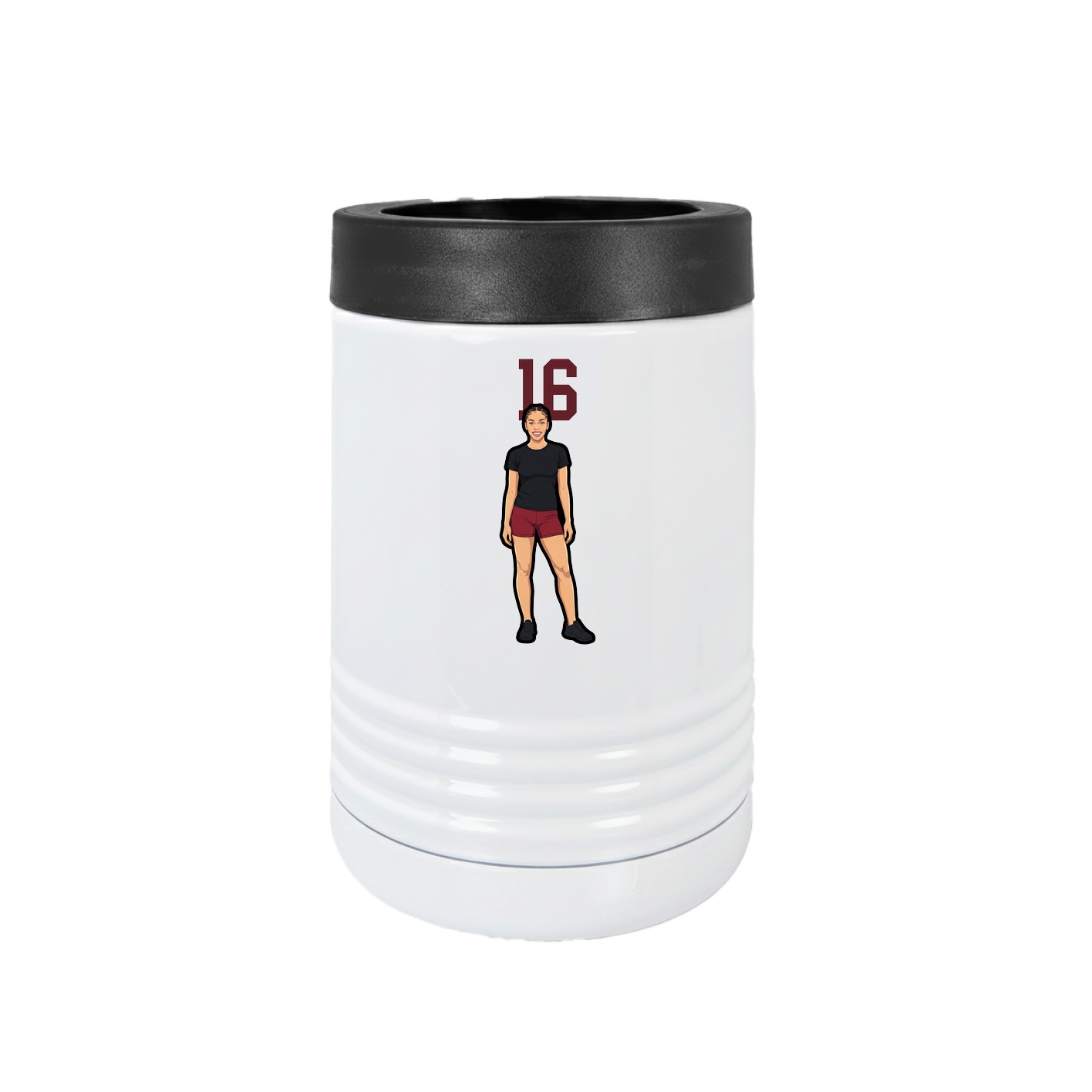 Beverage Holder — Number Top in White