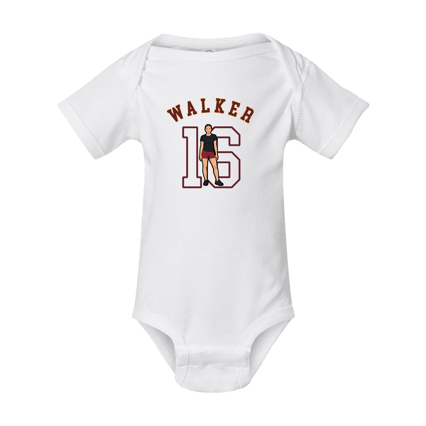 Baby Onesie — Shirsey Arch in White