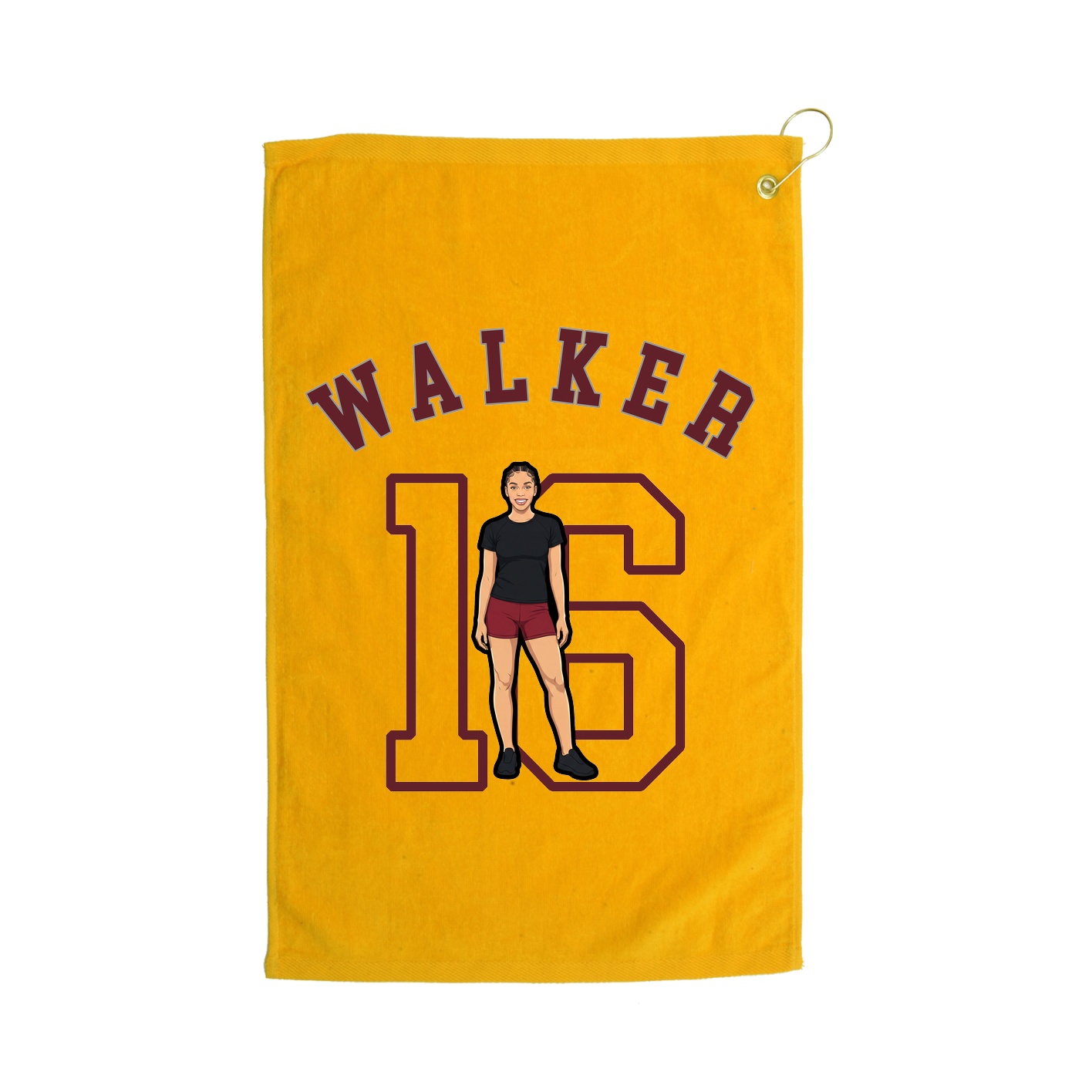 Golf Towel — Shirsey Arch in Gold