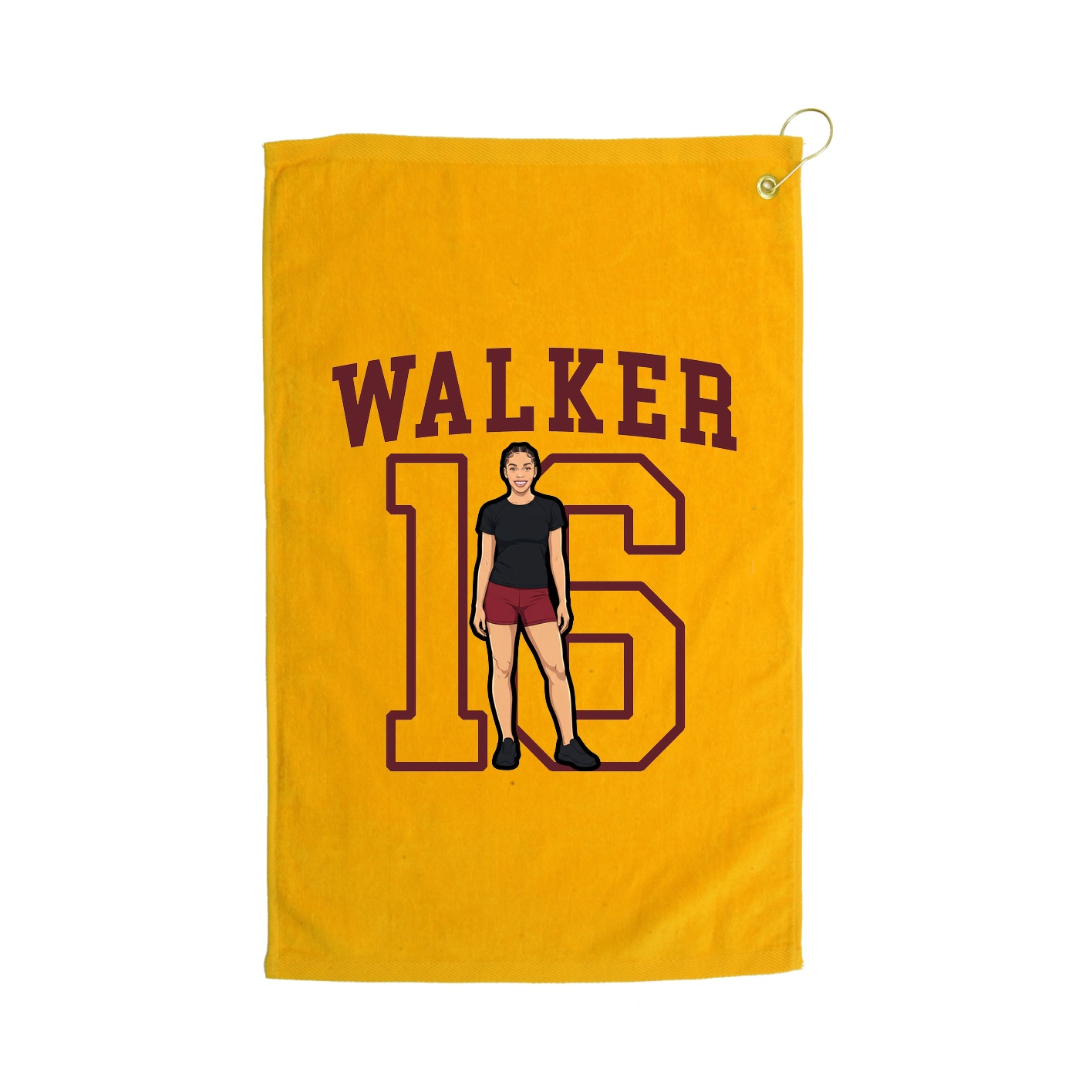 Golf Towel — Shirsey in Gold