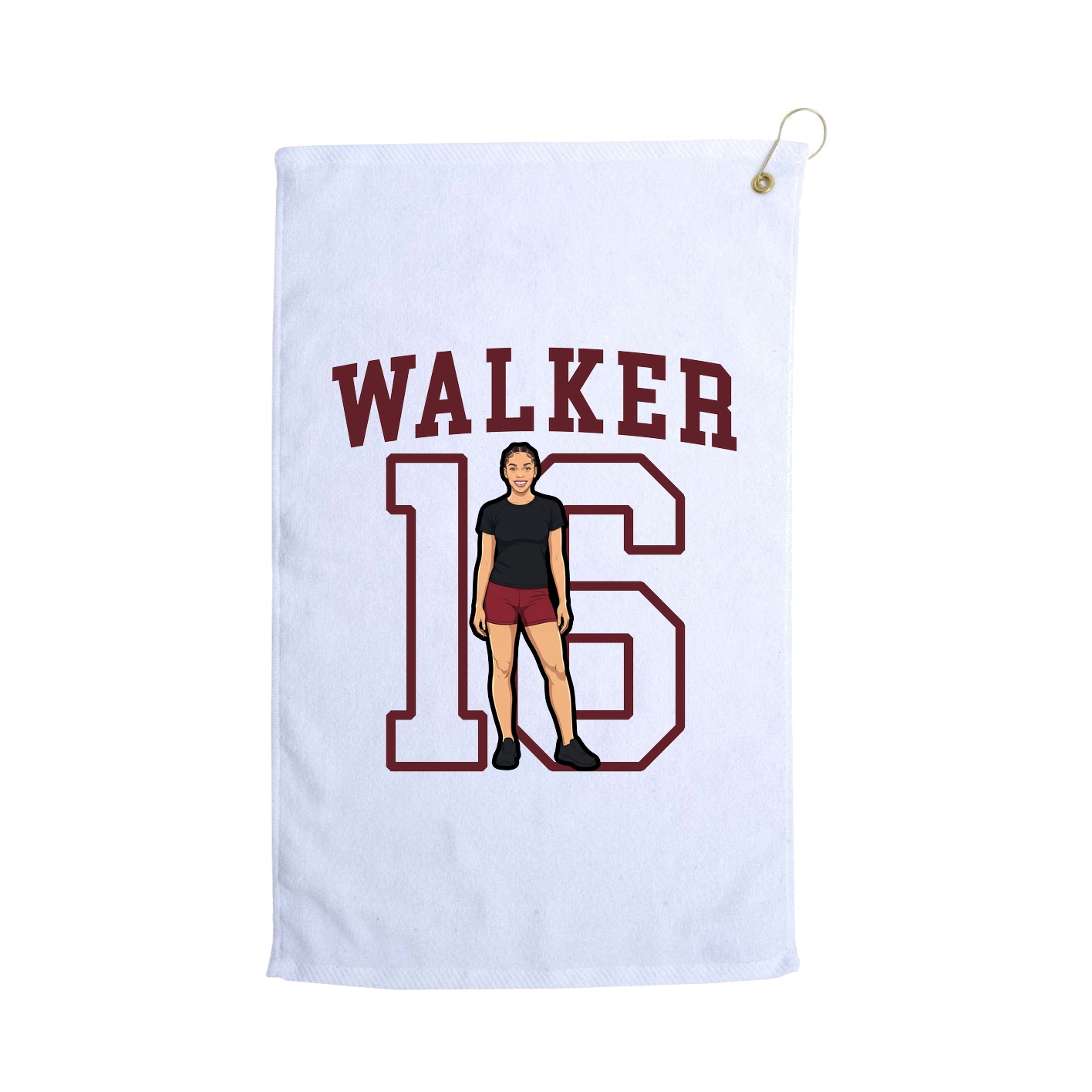 Golf Towel — Shirsey in White