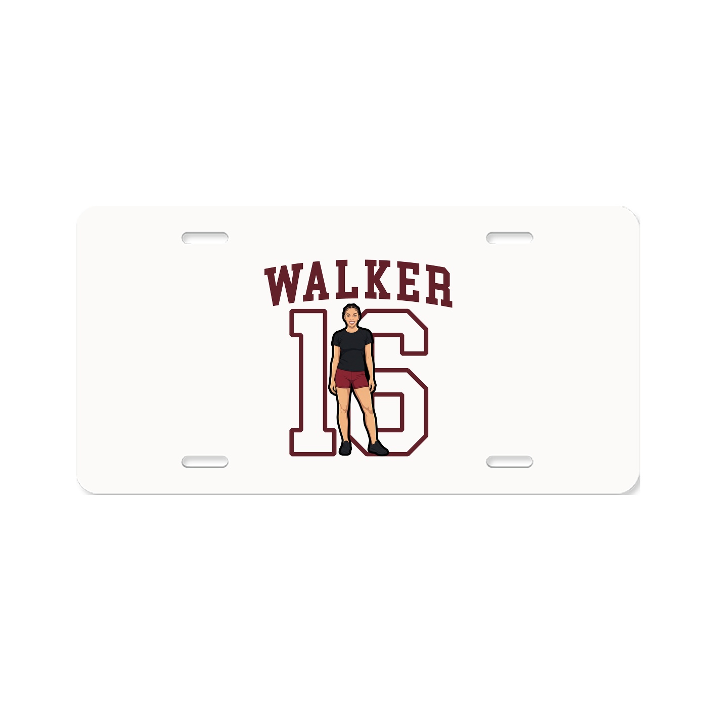 Aluminum License Plate