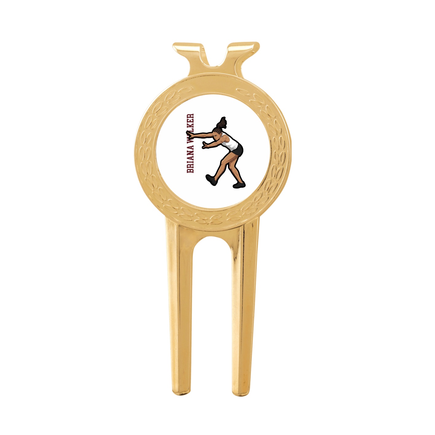 Divot Tool with Ball Marker — Name Vertical in Classic