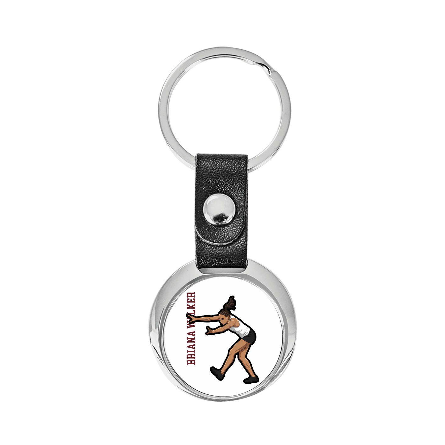 Key Chain — Name Vertical in Classic