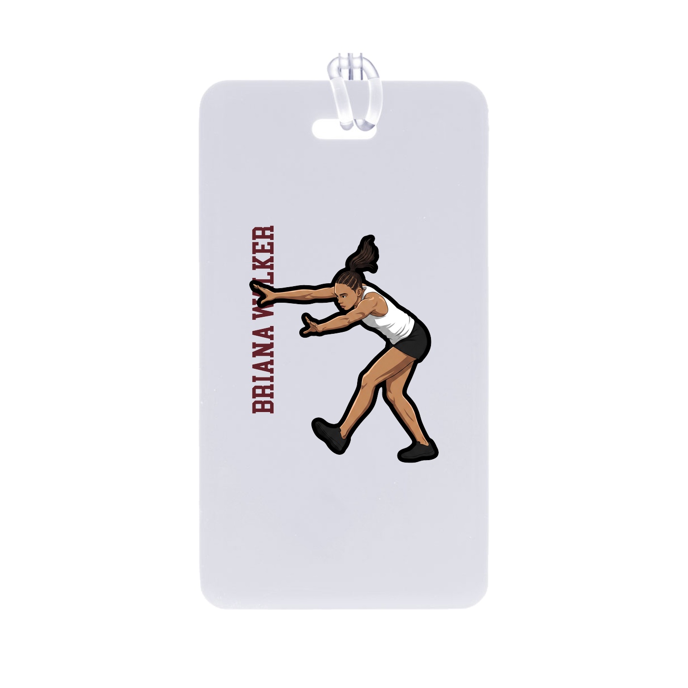Bag Tag — Name Vertical in Classic