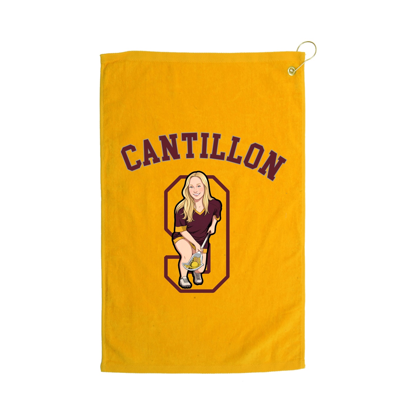 Golf Towel — Shirsey Arch in Gold