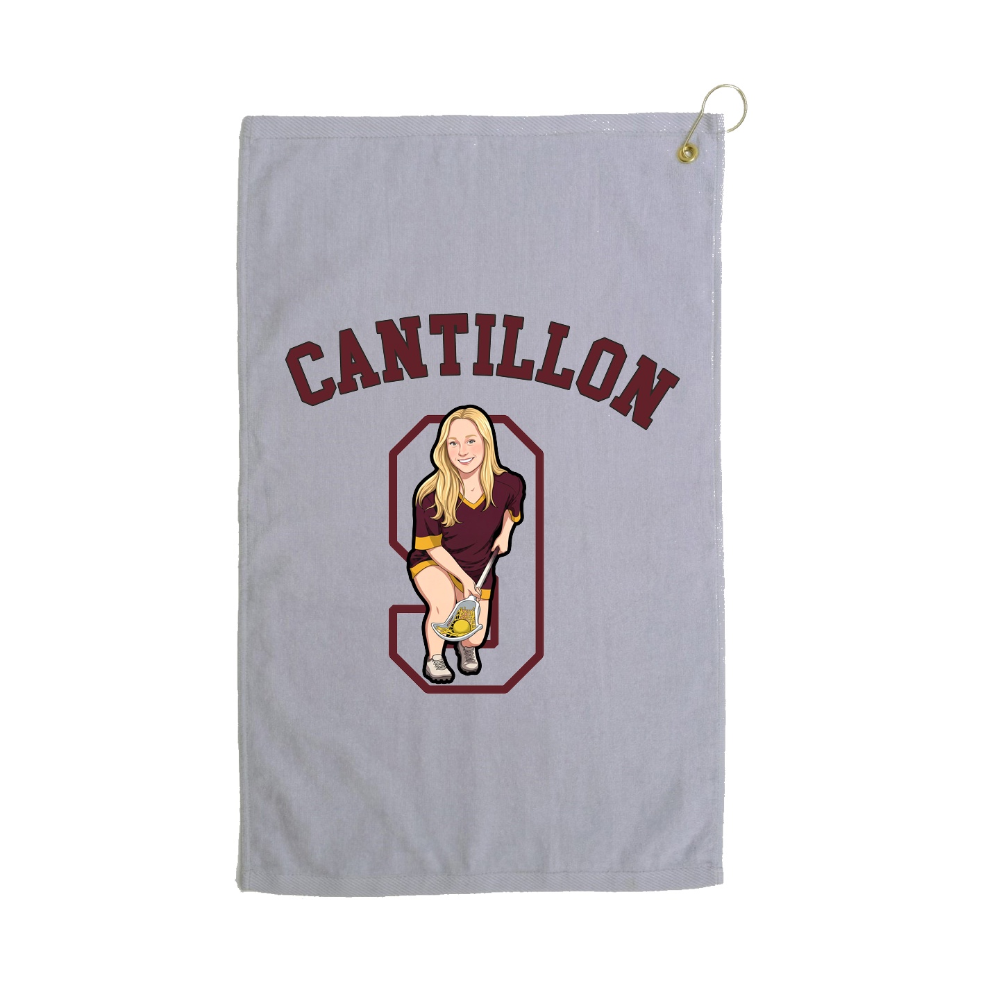Golf Towel — Shirsey Arch in Grey