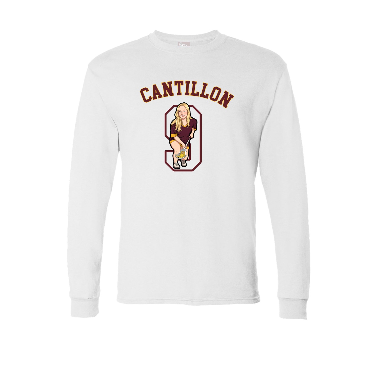 Long Sleeve Tee — Shirsey Arch in White