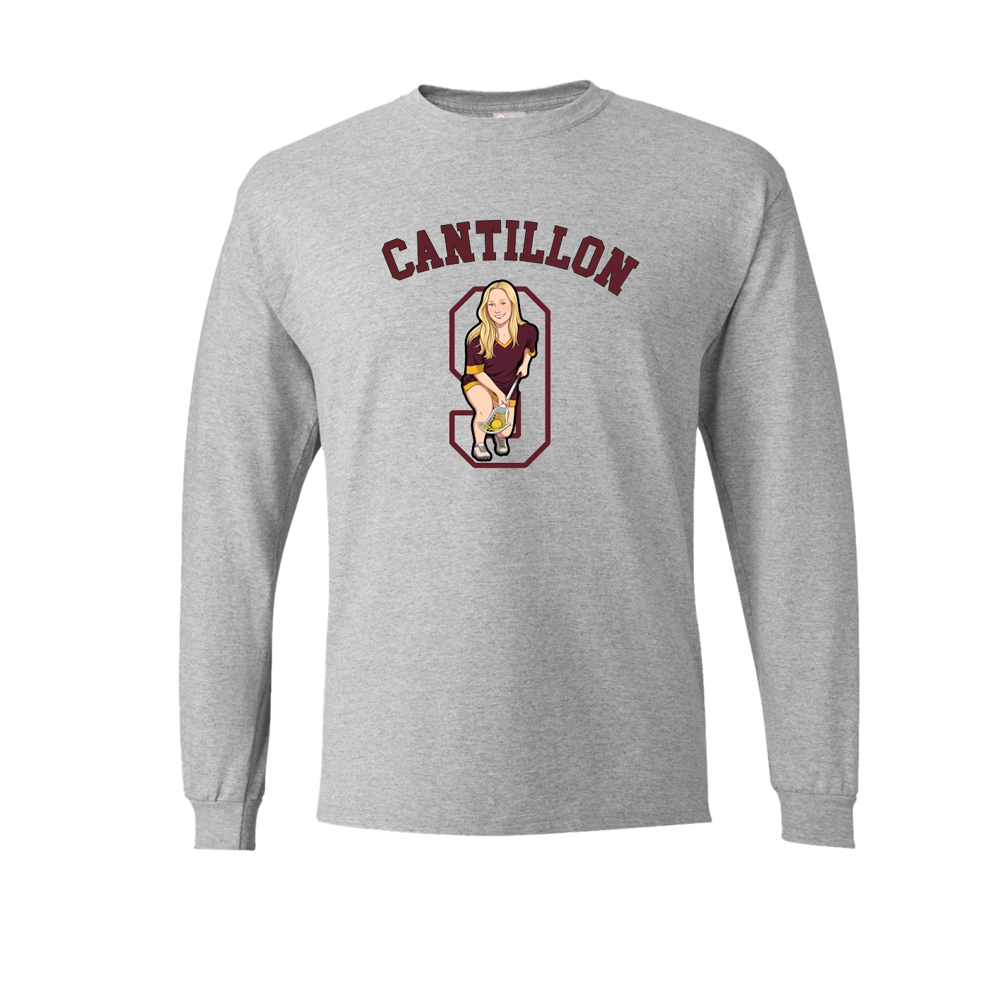 Long Sleeve Tee — Shirsey Arch in Grey