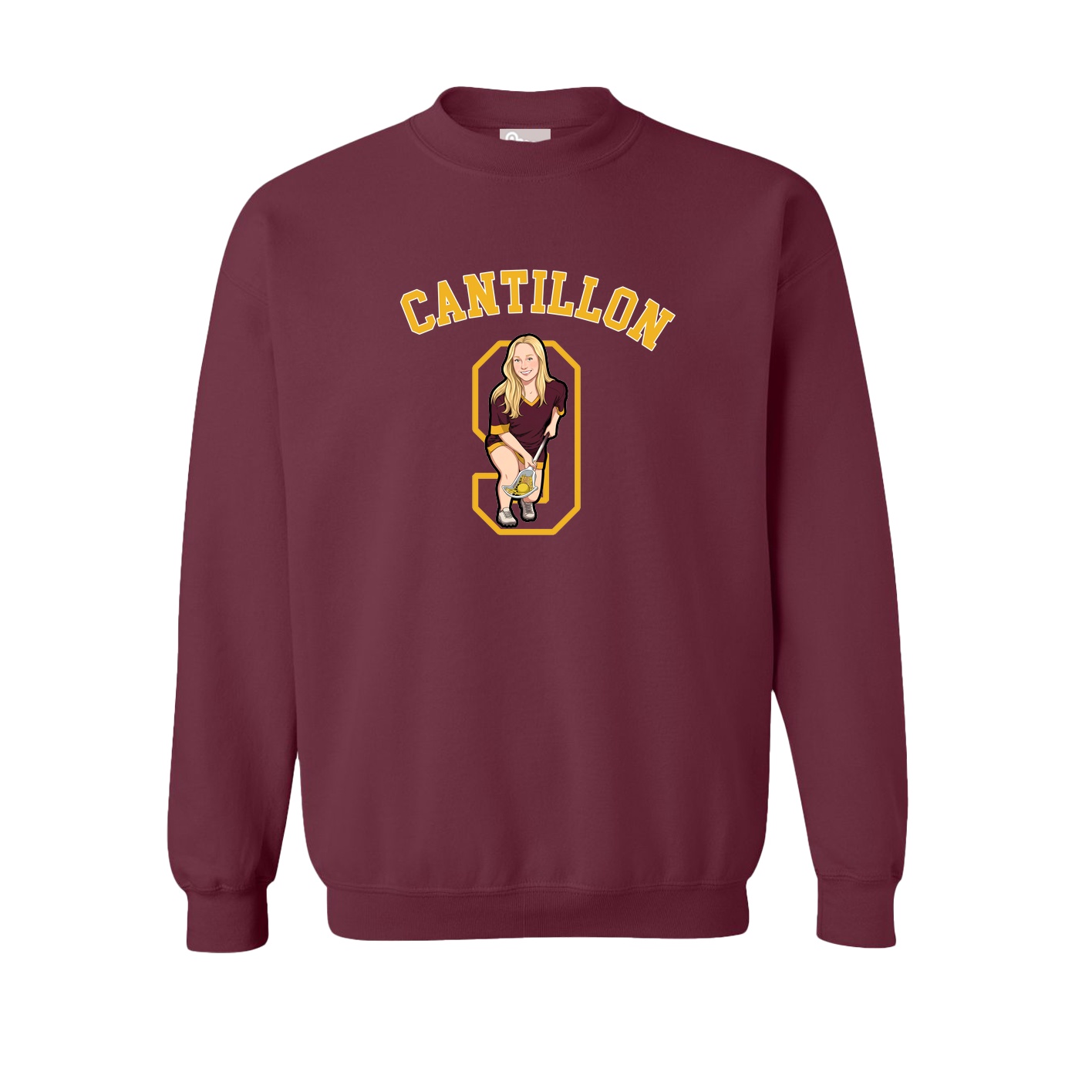 Fleece Crew — Shirsey Arch in Maroon