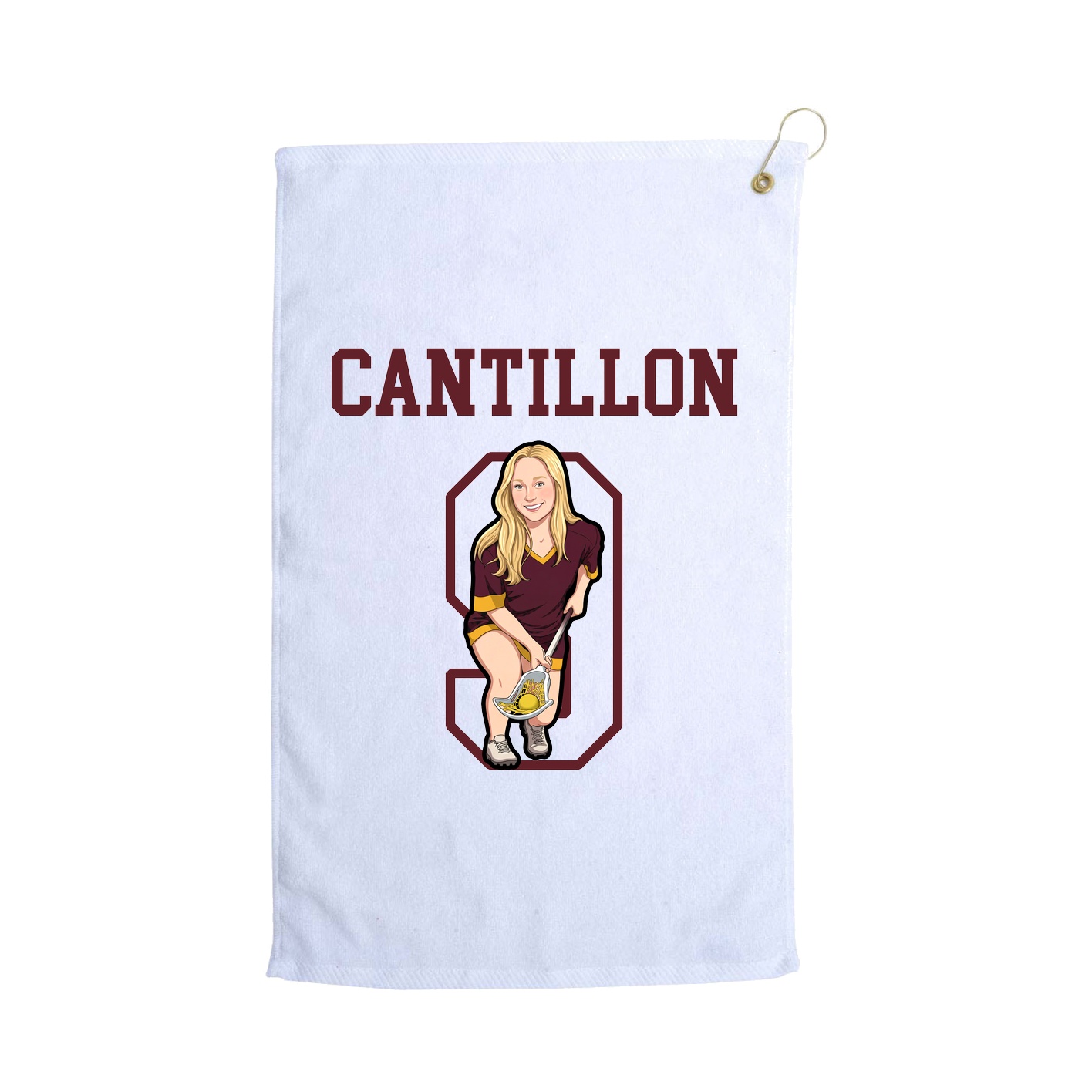 Golf Towel — Shirsey in White