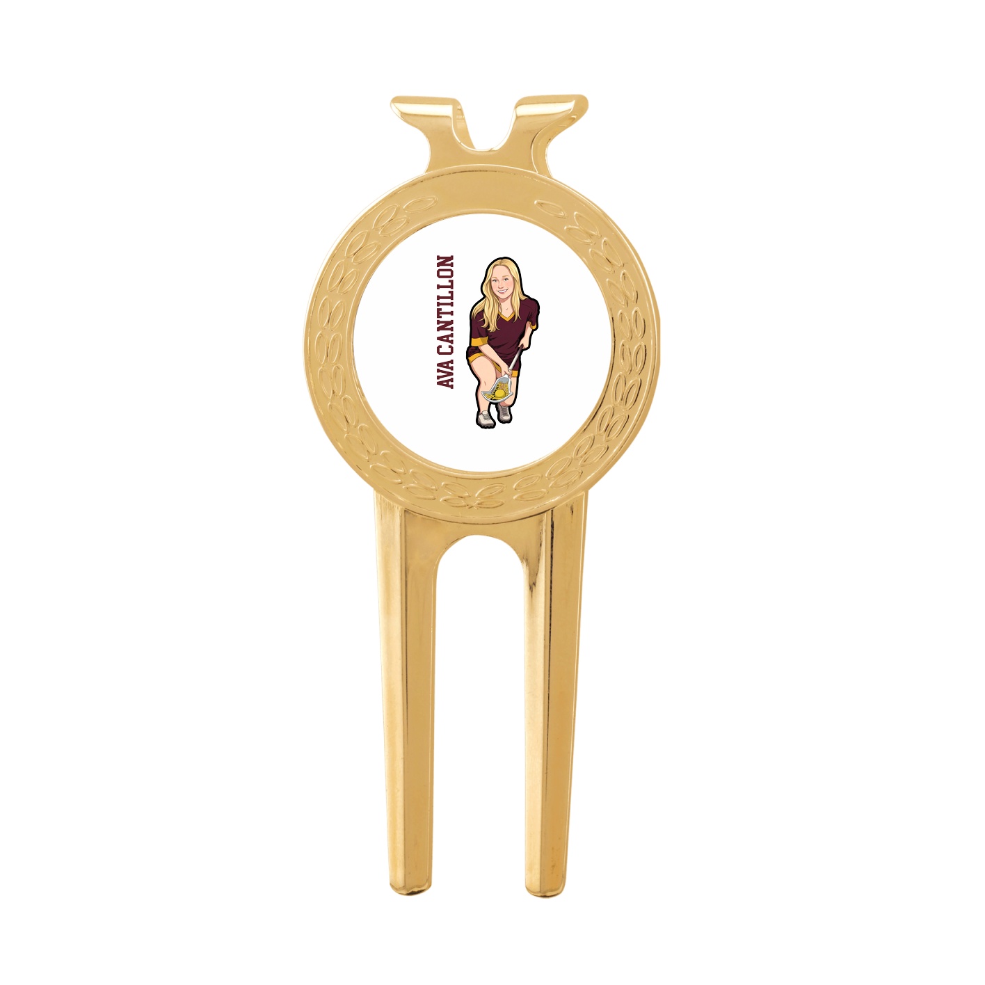 Divot Tool with Ball Marker — Name Vertical in Classic