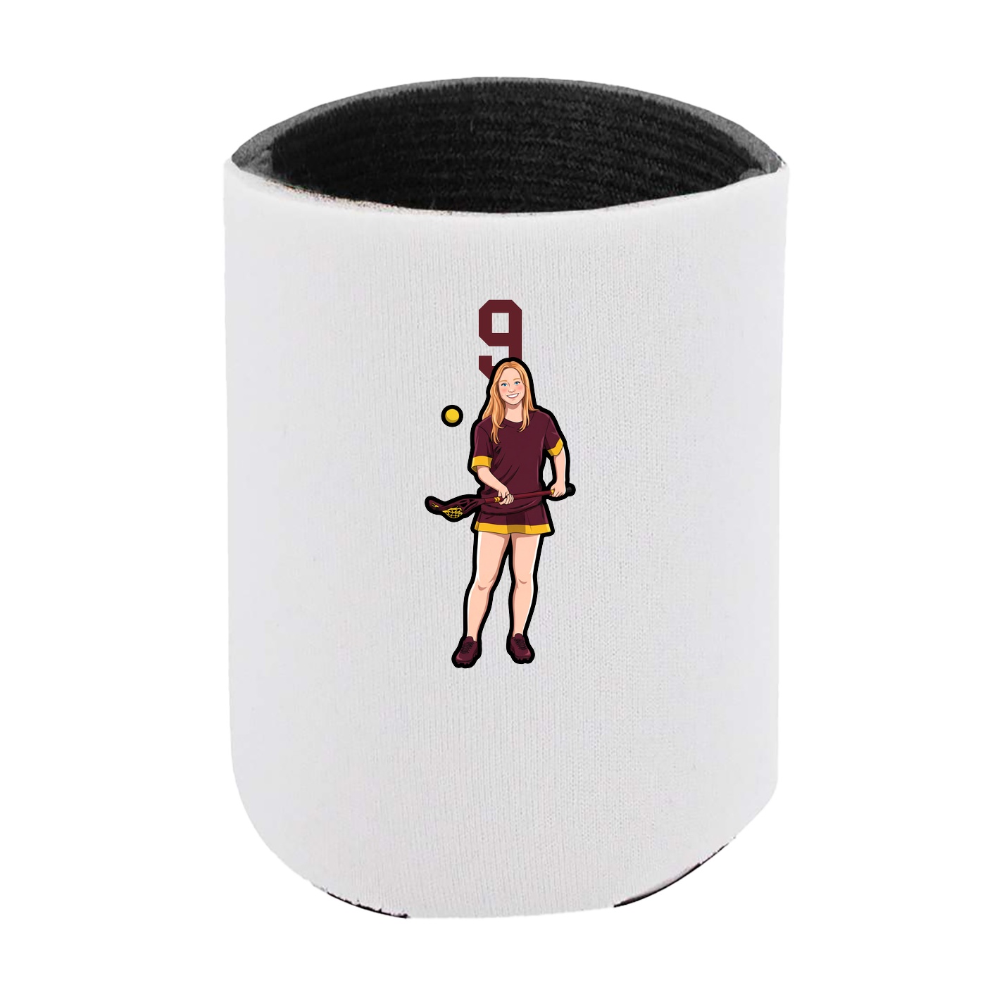 Can Holder — Number Top in White