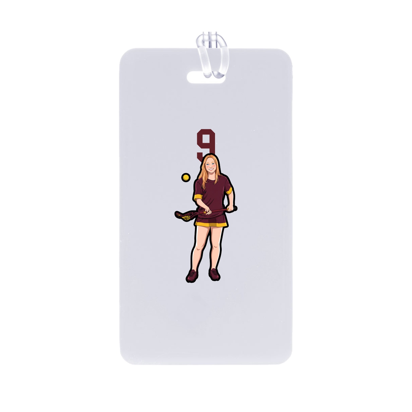 Bag Tag — Number Top in Classic