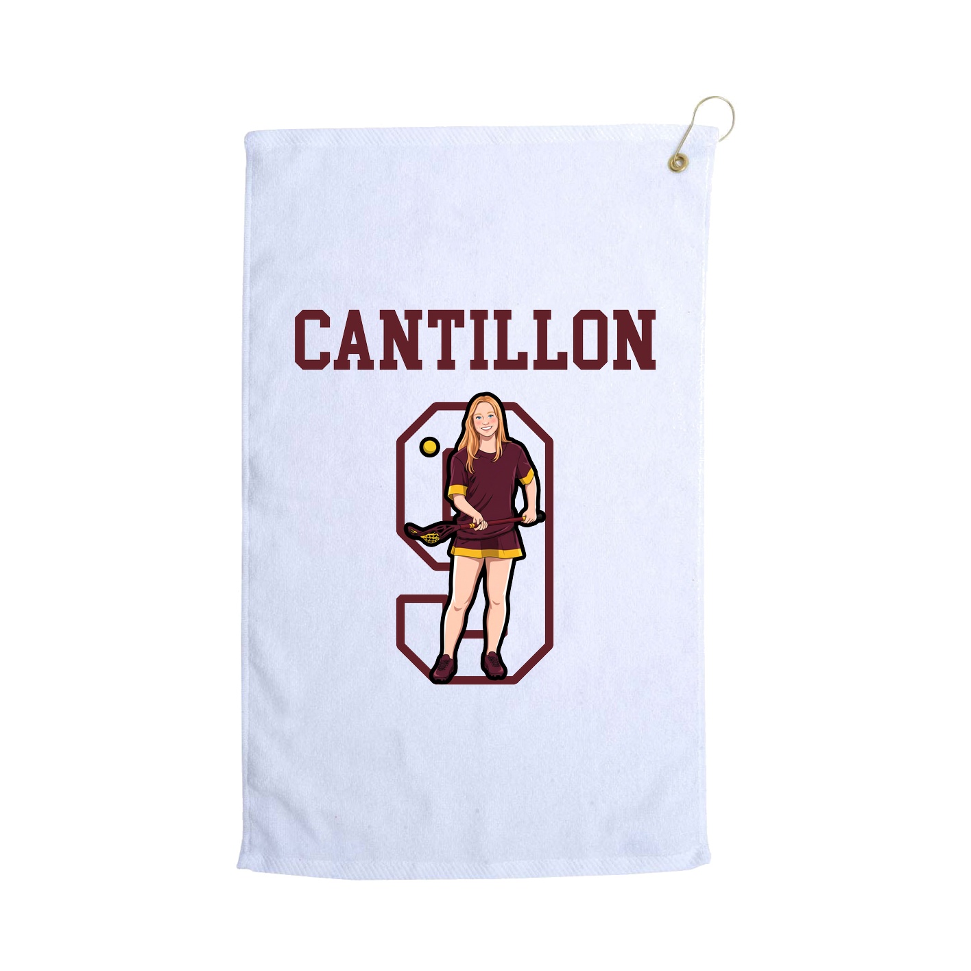 Golf Towel — Shirsey in White