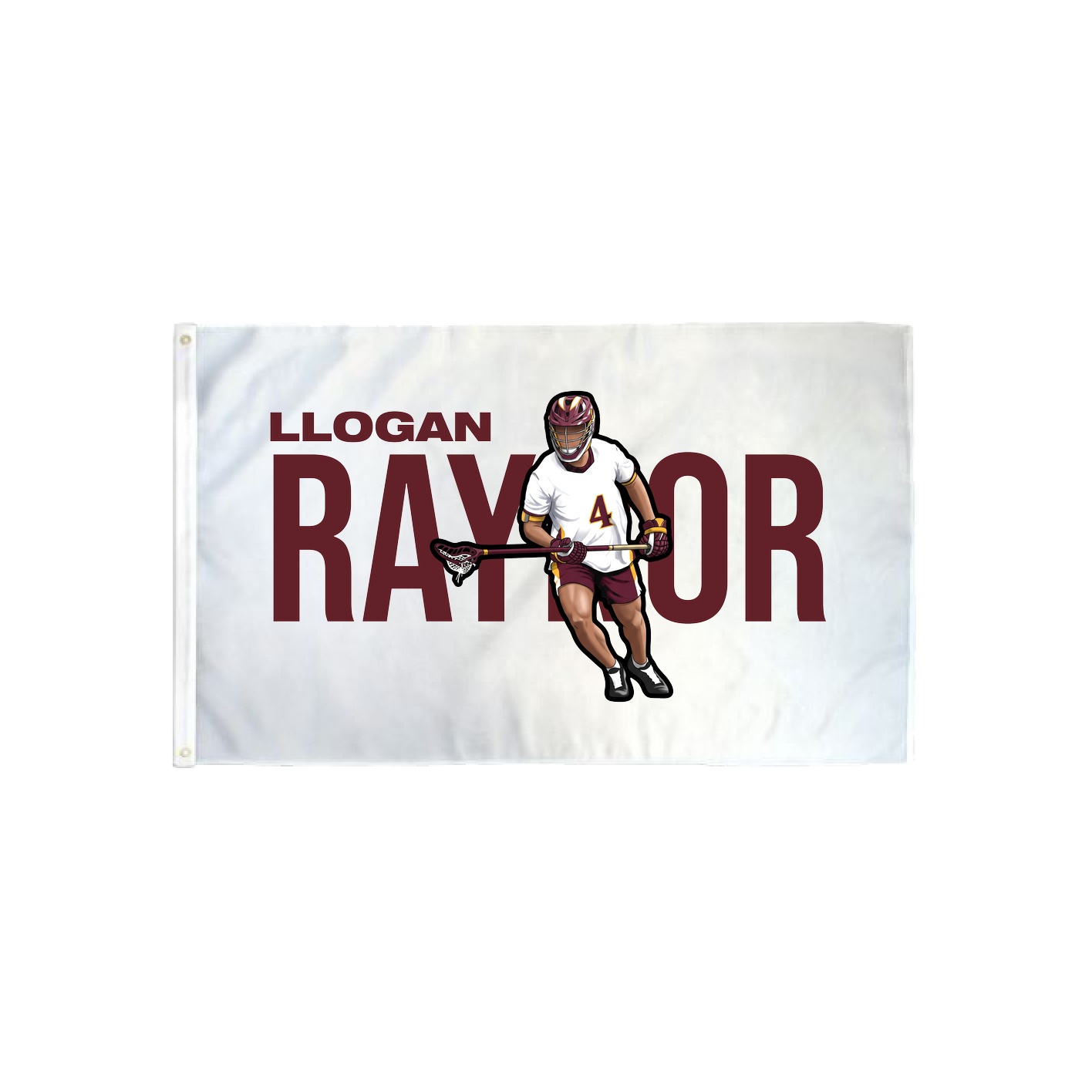 3x5 Flag — Player Name in Classic