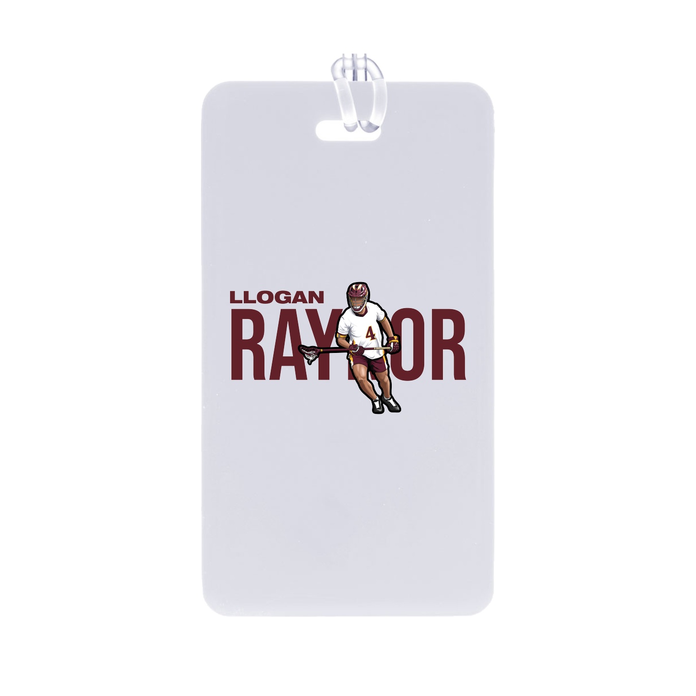 Bag Tag — Player Name in Classic