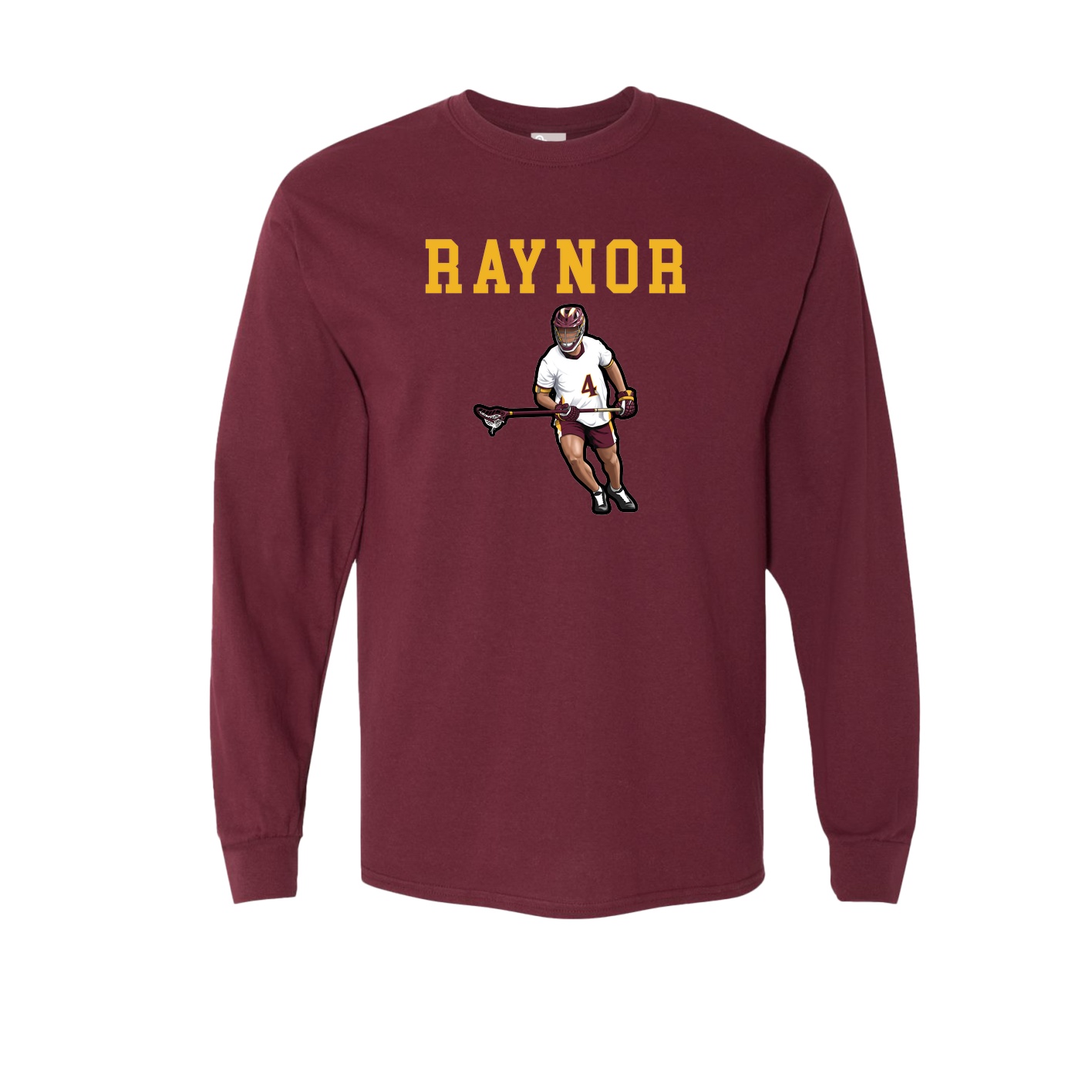 Long Sleeve Tee — Shirsey in Maroon