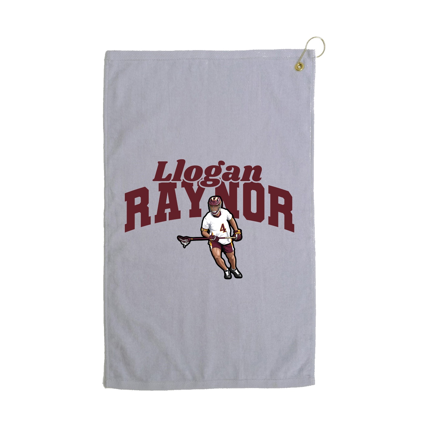 Golf Towel — Signature Arch in Grey