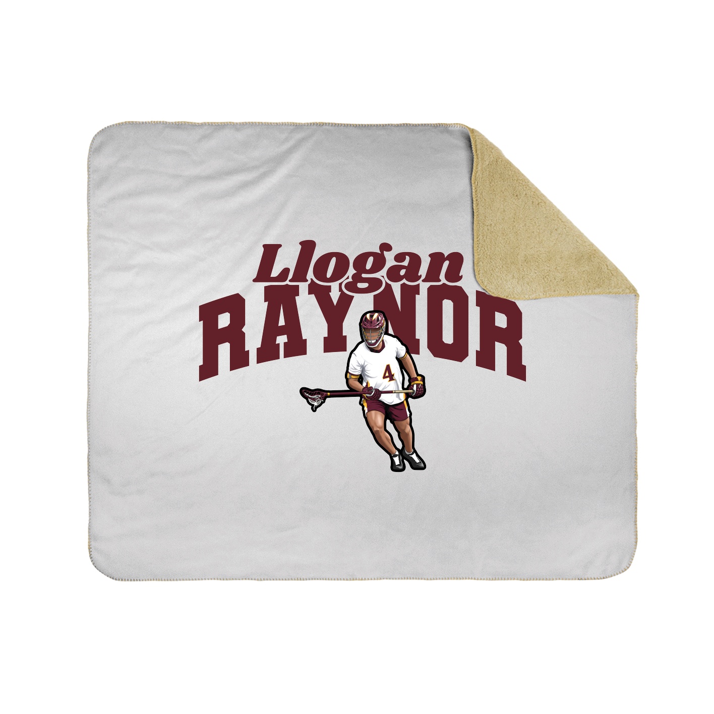 Throw Blanket — Signature Arch in White