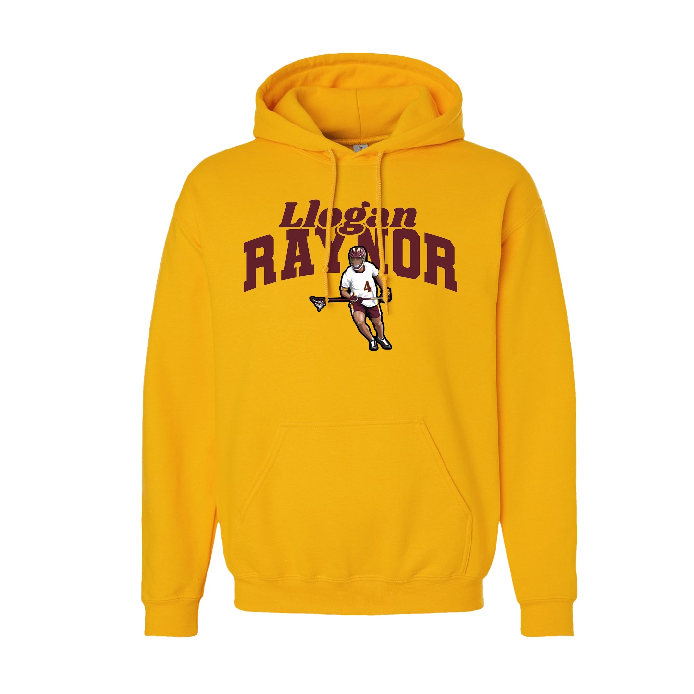 Hoodie — Signature Arch in Gold