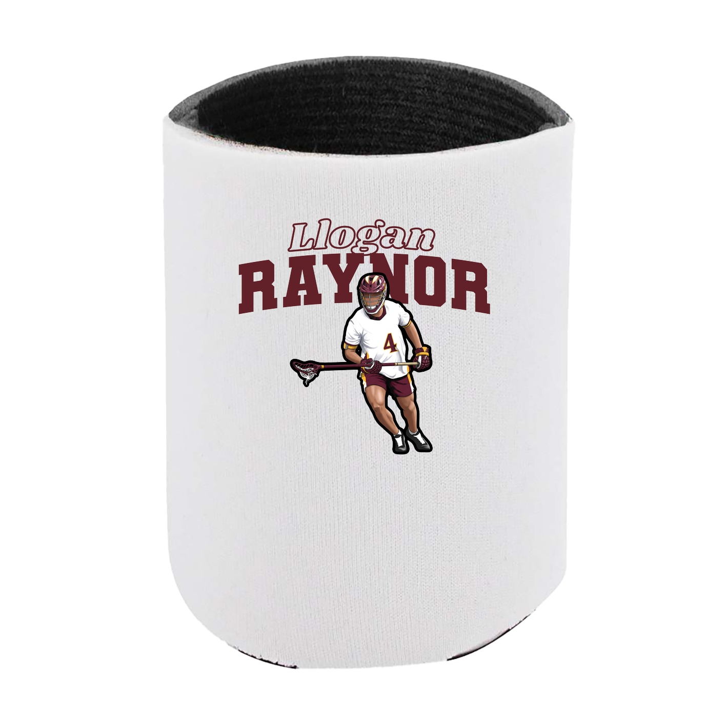 Can Holder — Name Arch in White