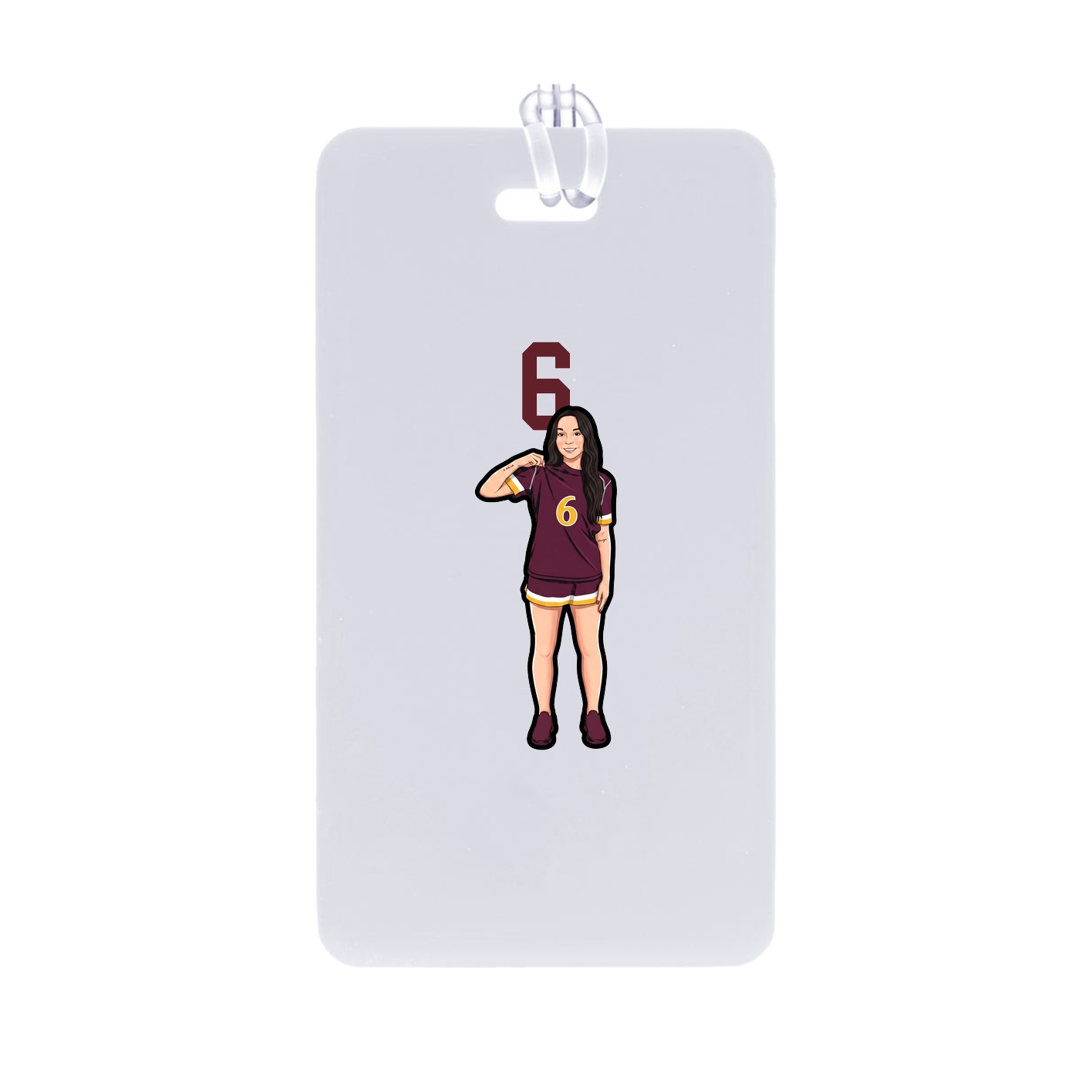 Bag Tag — Number Top in Classic