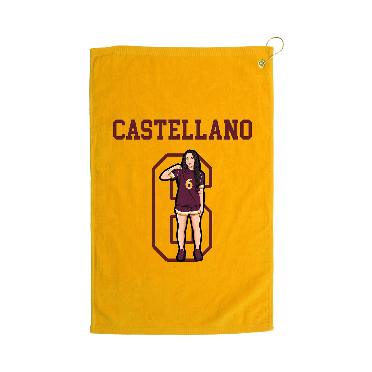 Golf Towel — Shirsey in Gold