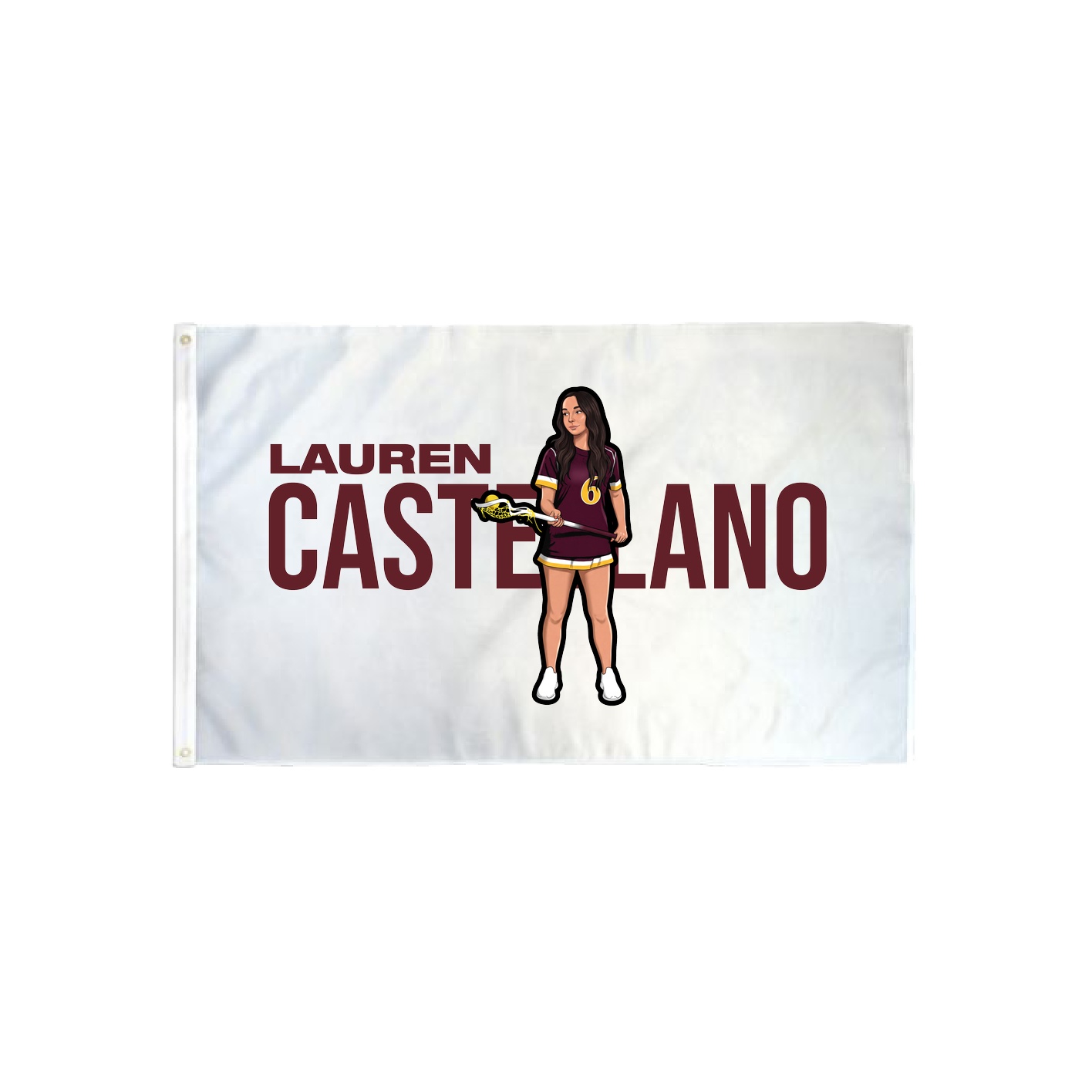 3x5 Flag — Player Name in Classic