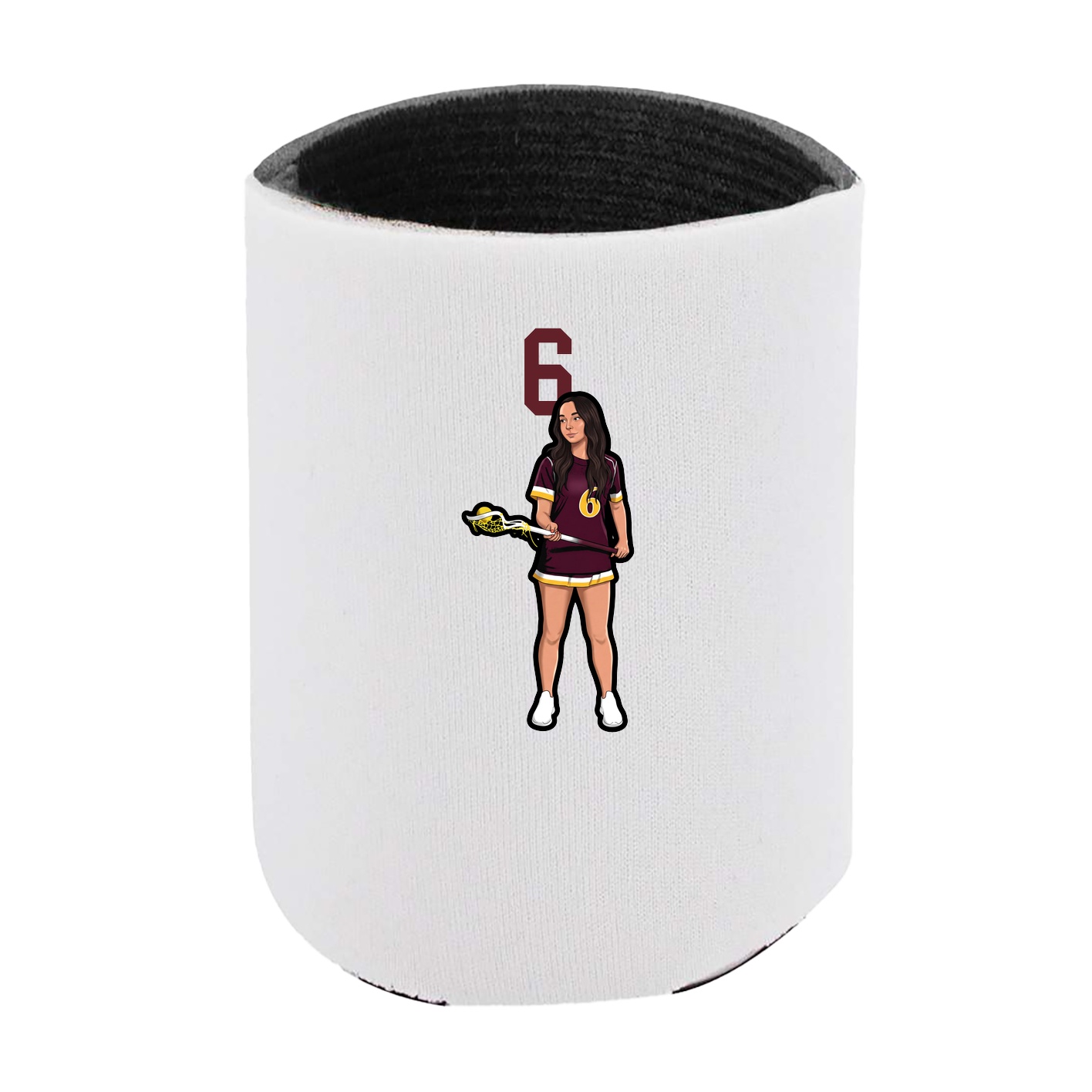 Can Holder — Number Top in White