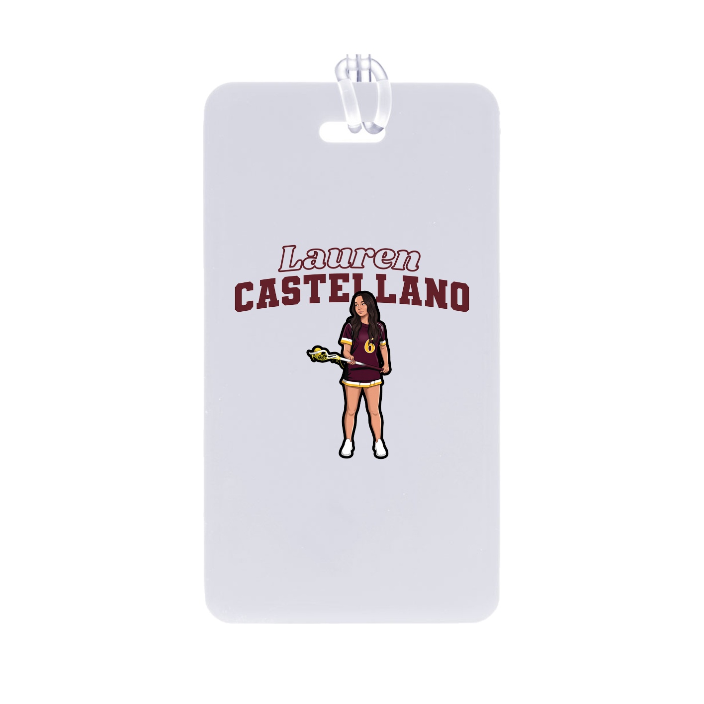 Bag Tag — Name Arch in Classic