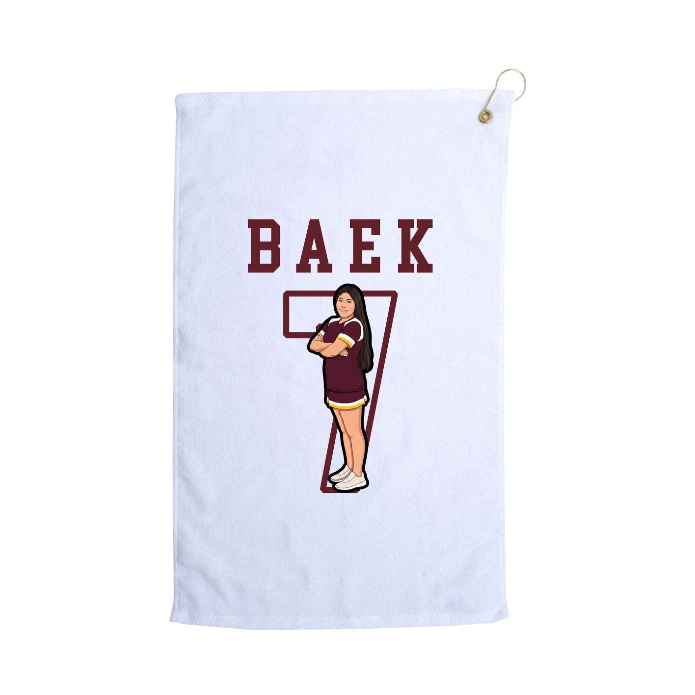 Golf Towel — Shirsey in White