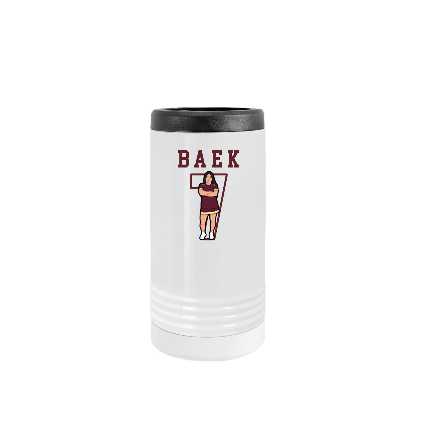 Slim Beverage Holder — Shirsey in White