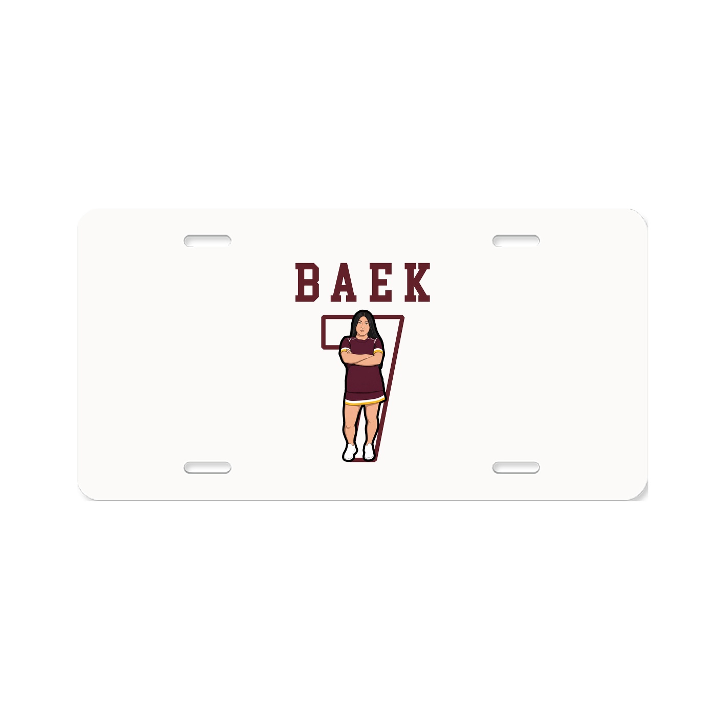 License Plate — Shirsey in Classic