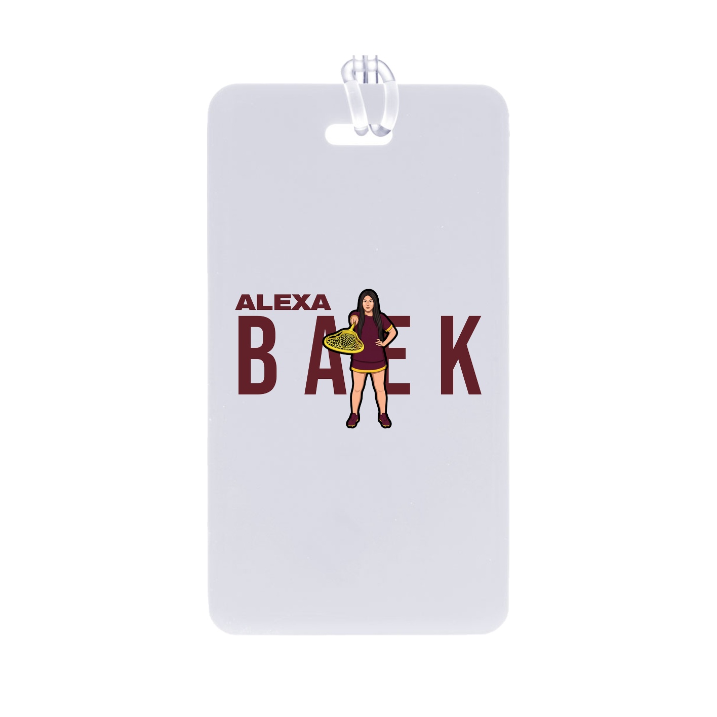 Bag Tag — Player Name in Classic