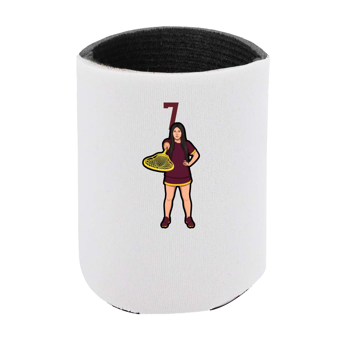 Can Holder — Number Top in White