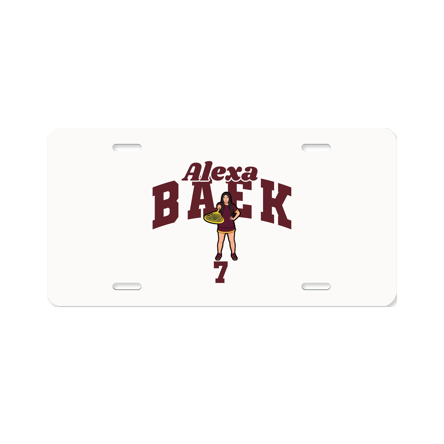 License Plate — Signature Arch in Classic