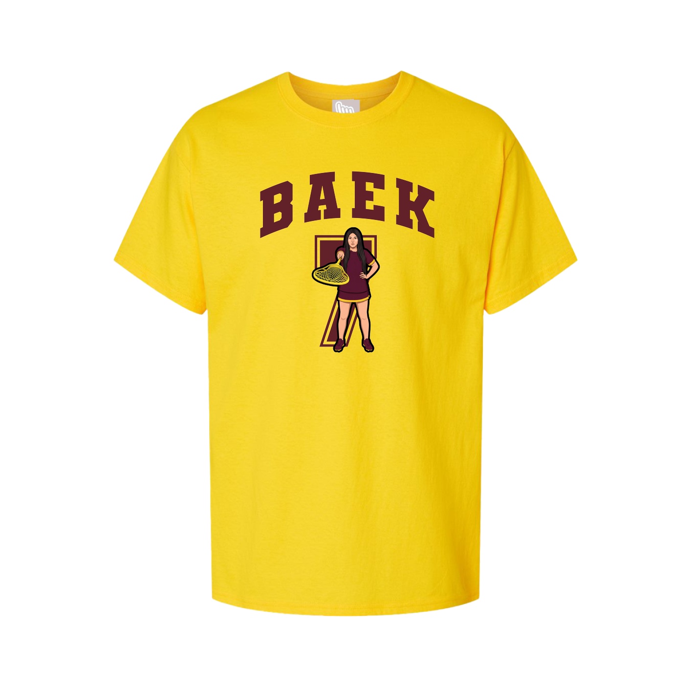 Youth Tee — Number in Gold