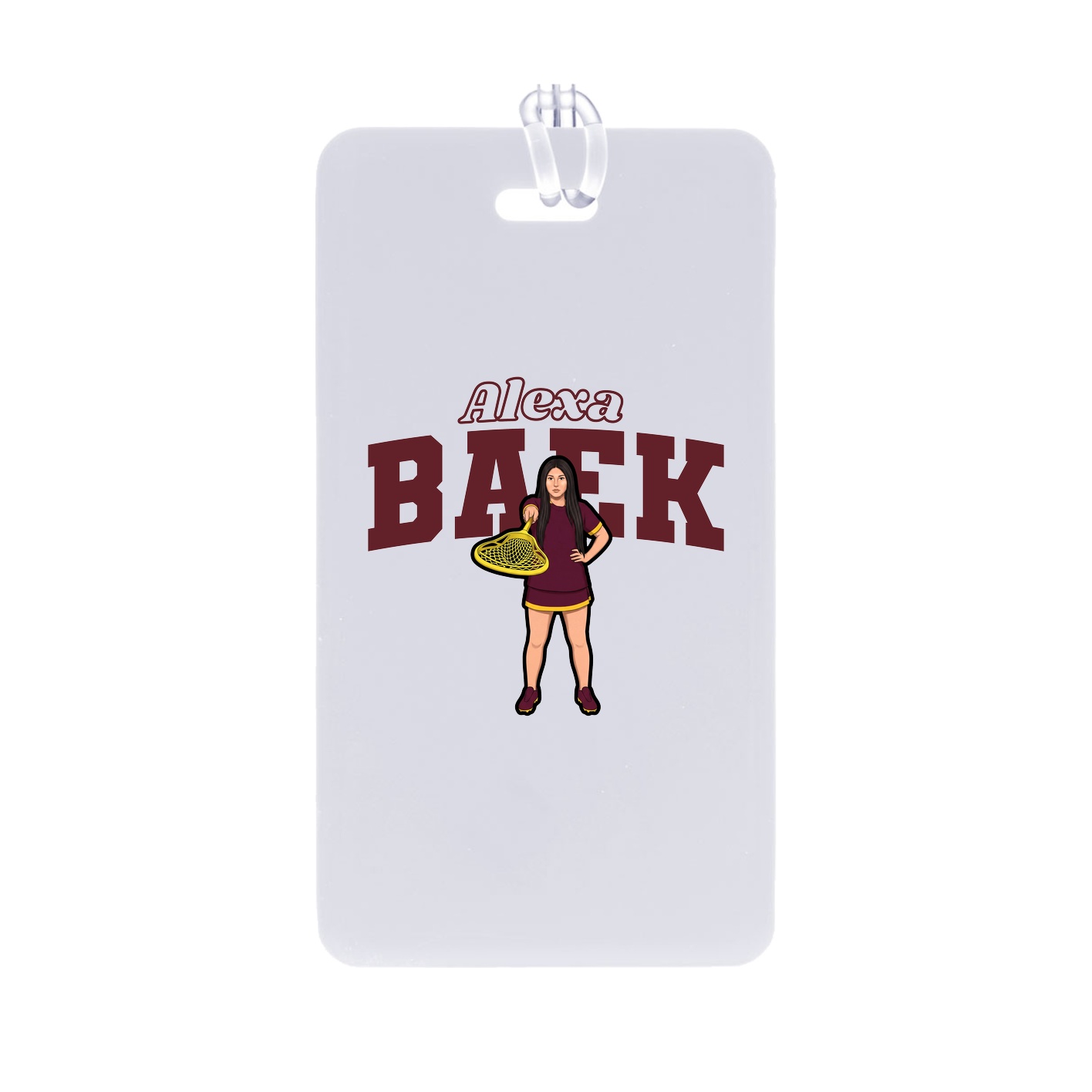 Bag Tag — Name Arch in Classic