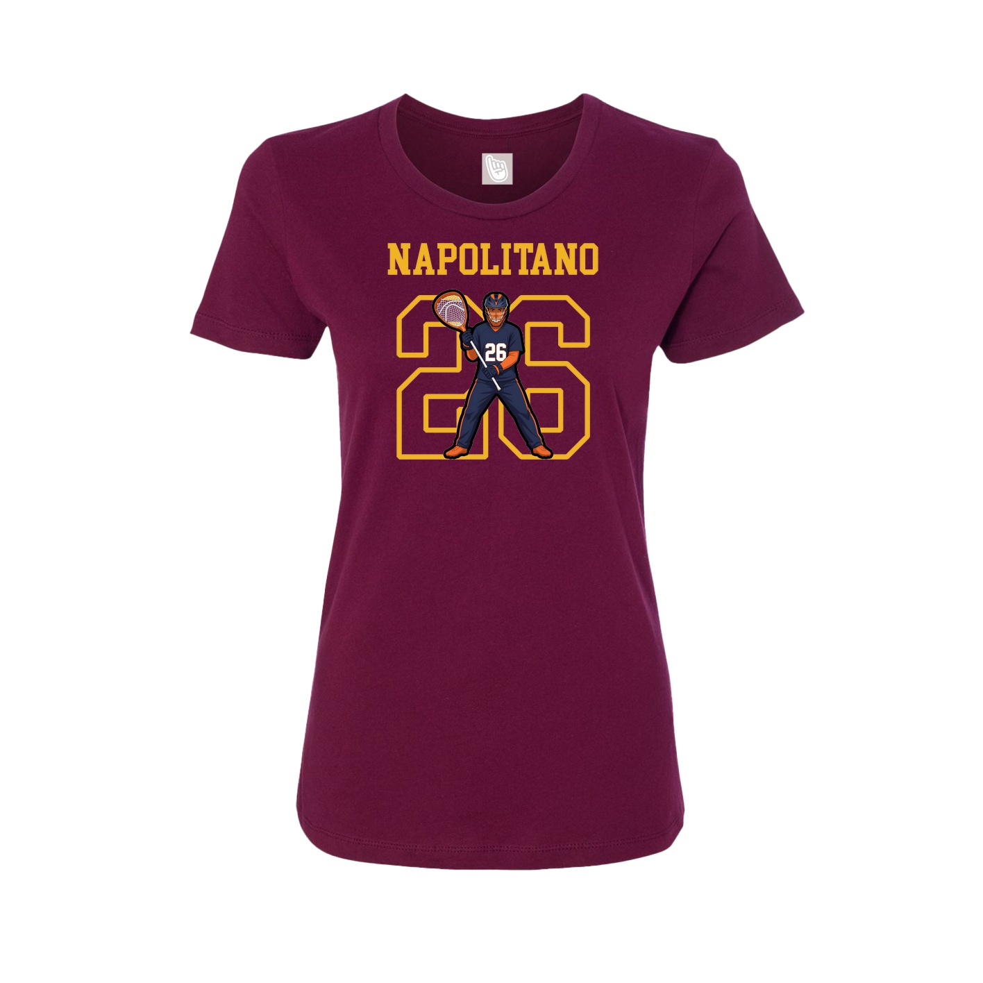 Fitted Women's Tee — Shirsey in Maroon