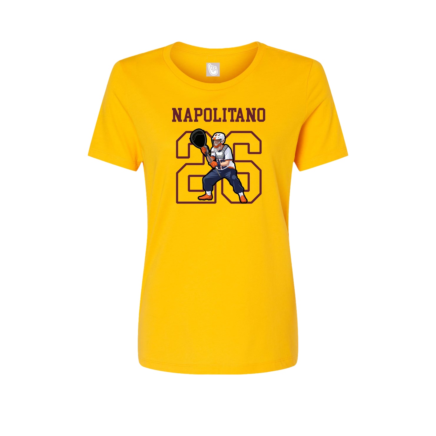 Fitted Women's Tee — Shirsey in Gold